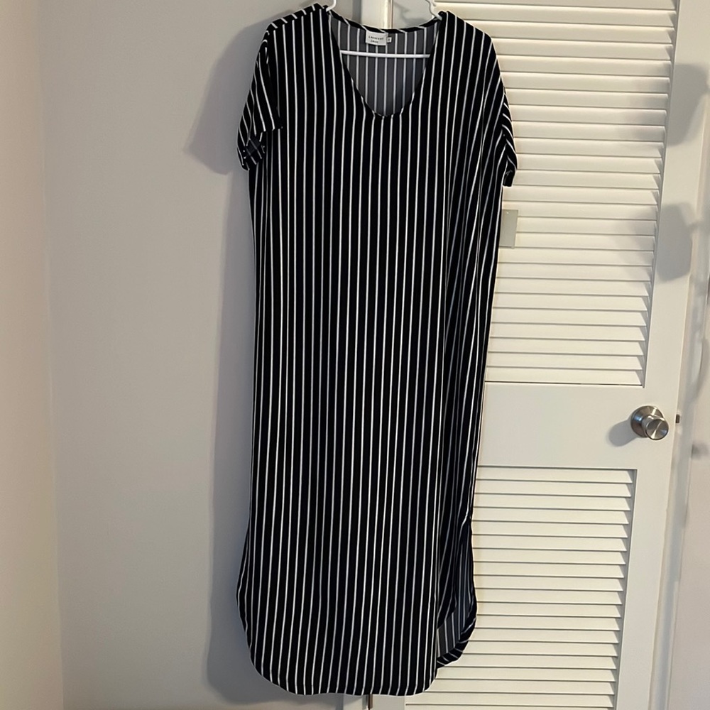 Crescent drive maxi t shirt dress
